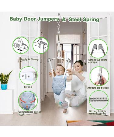 Baby Door Jumper and Bouncer Set with Adjustable Strap | For Toddler Infant 6-24 Months - Buy Online on GoSupps.com