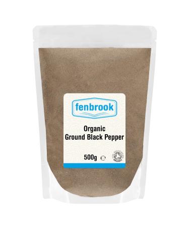 Organic Ground Black Pepper 500g | Certified Organic by Fenbrook Organic
