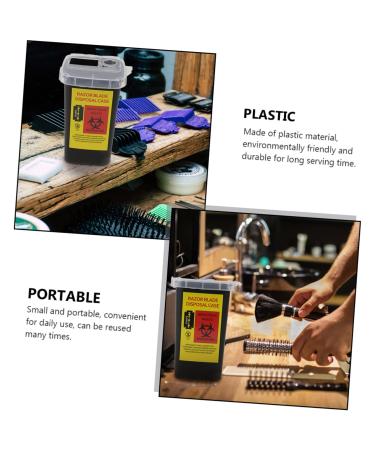 Doitool 2-Piece Boxing Blade Storage Box - Razor Blade Waste Container & Dispenser for Safe Disposal | Durable Tool for Efficient Waste Management - Buy Online on GoSupps.com