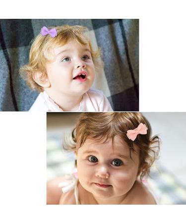 Qazuwa Mini Baby Hair Clips - 40 Piece Hair Jewelry for Girls & Toddlers | Adorable Hair Bows & Loops - Buy Online on GoSupps.com