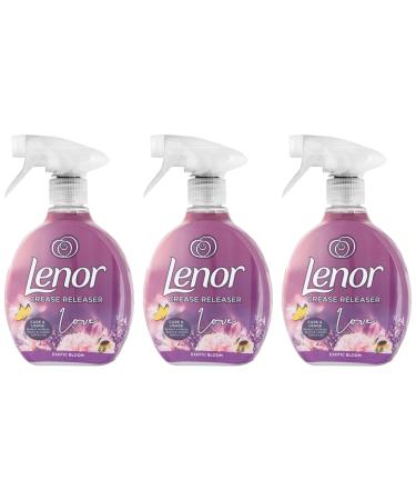 Lenor Crease Releaser Spray Removes Creases in Fabric Exotic Bloom Scent 3Pk 3 x 500ml 500 ml (Pack of 3)