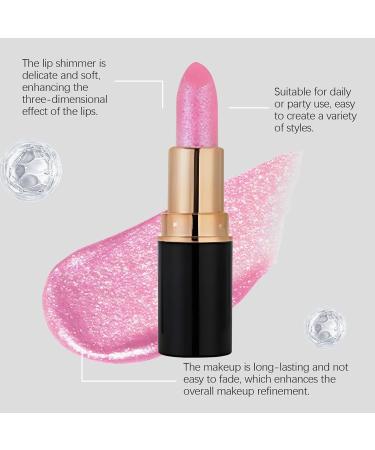 Glitter Lipstick - Moisturizing Beauty Products Long Lasting | Shiny Tinted Lip Balm for Women - For Wedding Party Banquet Social Special Occasions Birthday - Buy Online on GoSupps.com