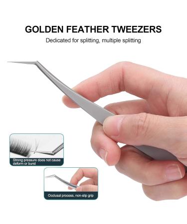 3-Part Eyelash Tweezers Set - Non-Slip Durable & Versatile Tools for Eyelash Extensions - Buy Online on GoSupps.com