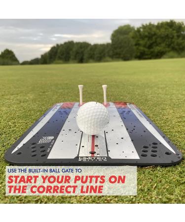 EyeLine Golf Circuit Trainer - Putting Mirror Training Aid for Aligning Eyes, Body, and Putter Face - Indoor/Outdoor Alignment Tool for Impact Stroke Path - Made in USA - Buy Online on GoSupps.com