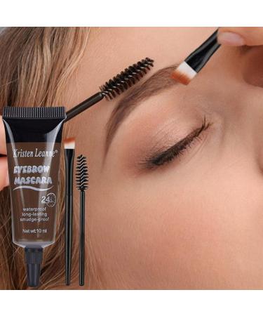 Eyebrow Gel - 24h Long Lasting Tinted Eyebrow Mascara Waterproof and Sweat-Proof Eyebrow Mascara Makeup for Women Girls Her Sritob 3# - Buy Online on GoSupps.com