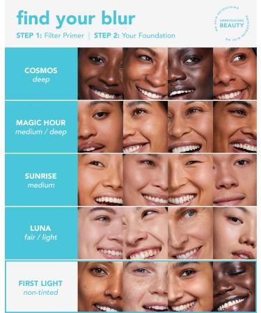 TULA Skin Care Face Filter Primer - Blurring & Moisturizing Hydrating Makeup Base - Supersize 2.02 fl oz Evens Skin Tone & Redness - Magic Hour Medium/Deep - Buy Online on GoSupps.com