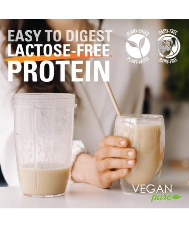 Keto Protein Powder with 10g MCT Per Scoop Dairy & Sugar Free 1g Net Carb Helps Ketosis Chocolate Flavour Lactose Free Plant Based Keto Protein Powder by Vegan Pure - 411g - Buy Online on GoSupps.com