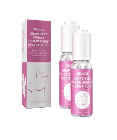 Rainao pushing up massage oil for the breast |10ml essential breast pump oil - essential oil for breast massage nourishing breast skin tightest massage oil to tighten the chest (2PCs)
