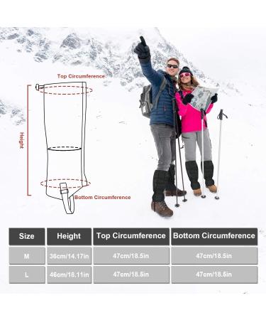 Buy Kateluo Outdoor Gaiters - Waterproof & Breathable for Hiking Cycling Fishing Mountaineering and Hunting - Leg Protection in Black - Buy Online on GoSupps.com