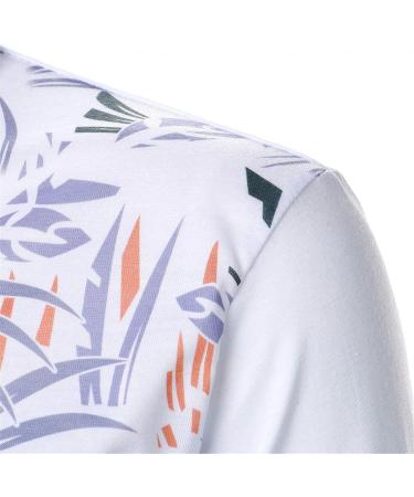 Men's Dry Fit Fashion Polo Shirt - Short Sleeve Collared T-Shirt - Color Block Sports Golf Polo - Z01 White - Size Large - Buy Online on GoSupps.com