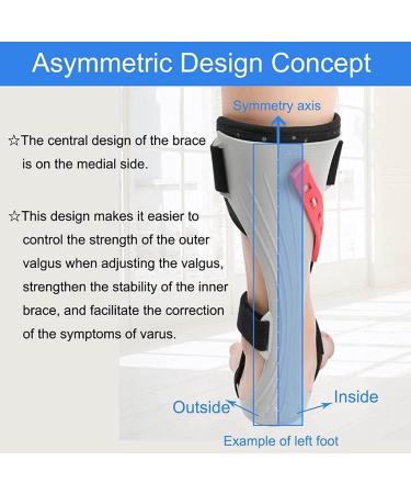 Adjustable Foot Drop Orthosis | Foot Stabilizer & Support | Left Small Size - Sleep Ankle Foot Orthosis - Buy Online on GoSupps.com