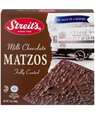 Streit's Matzo Milk Chocolate - Kosher For Passover 7 Oz Box (Pack of 3) - 21 Oz Total | Passover Treats - Buy Online on GoSupps.com