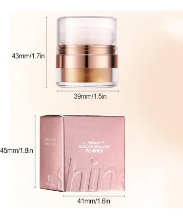 LXZJJM Highlighting Loose Powder Face & Body Blush Powder Face and Body Brightening Natural-Looking Highlighter (#02 HIGLIGHT Net content: 4g/0.14oz) #02 Higlight 4 g (Pack of 1) - Buy Online on GoSupps.com