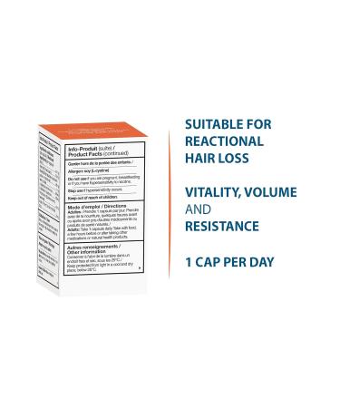 Ducray - Anacaps Reactiv - Reactional Hair loss - Healthy Hair & Nails - Vitality Volume & Strength - 30 Capsules - Buy Online on GoSupps.com
