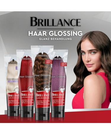 handle Brillance Shine Treatment Shiny Violet 150 ml temporary hair color which can be used as a hair mask lasts up to 6 washes 3 x 150 ml - Buy Online on GoSupps.com