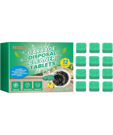 ASIEIT 12pcs Garbage Disposal Cleaner Deodorizer Tablets Powerful Drain Pipe Cleaning Tablets Deep Cleaning Sink Drain Cleaner and Deodorizer Home Kitchen Cleaning Products - Buy Online on GoSupps.com