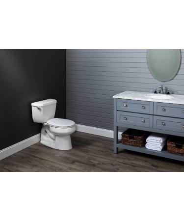 BEMIS Radiance Heated Night Light Toilet Seat will Slow Close and Never Loosen  ELONGATED  Long Lasting Plastic  White  H1900NL 000 Elongated - White Toilet Seat - Buy Online on GoSupps.com