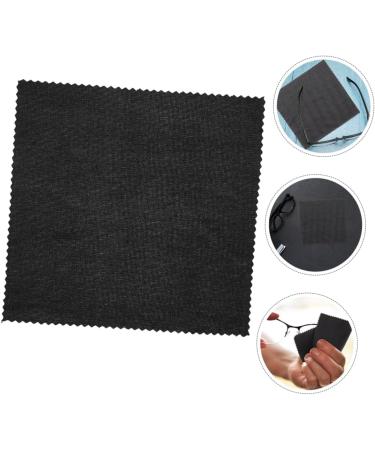 FRCOLOR 100 Pcs Microfiber Eyeglass Cleaning Wipes - Premium Glasses Lens Cloths 2 Black Packs (12x12 cm) - Perfect for Eyeglass Care & International Shipping - Buy Online on GoSupps.com