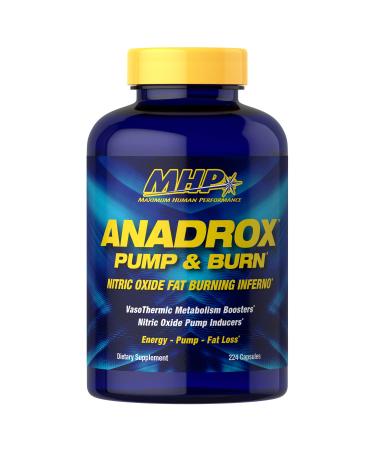 MHP Anadrox Pump & Burn Nitric Oxide Fat Burning Inferno 224 capsules 224 Count (Pack of 1)