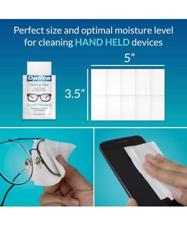 Premium Pre-Moistened Cleaning Cloths - 144 Lens Wipes for Glasses Screens & Cameras | No Spray Needed - Buy Online on GoSupps.com