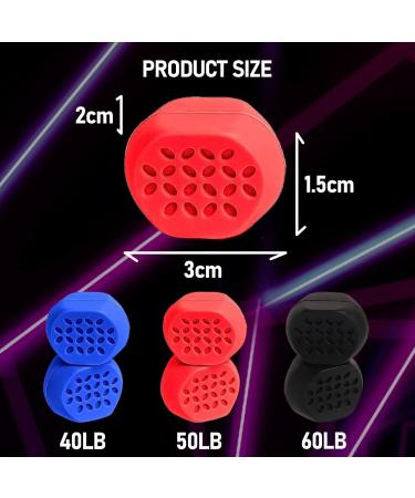Jaw exerciser 3 Resistance Levels Sports Jaw Exerciser for Men & Women A powerful Jawline exerciser for users of all levels Slims& Tones the Face - Buy Online on GoSupps.com