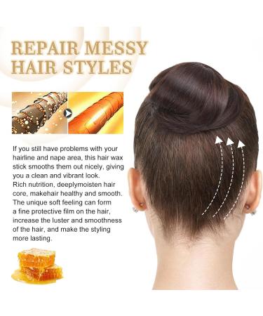 Wax Stick for Hair Wigs | Solid Hair Wax Stick Safe and Healthy Styling Supplies for Short Hair Medium Length Hair Long Hair Any Type of Hair Hondony - Buy Online on GoSupps.com