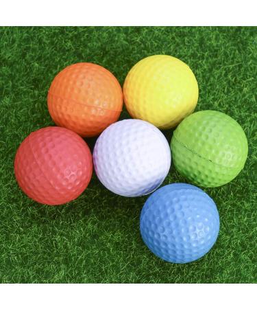 VANZACK Flexible Practice Golf Balls - 6 Pack PU Golfballs for Indoor and Outdoor Training - Buy Online on GoSupps.com