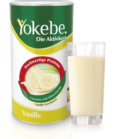 Yokebe Vanilla Start Package - Activated Food Diet Shake for Weight Loss | Gluten-Free Lactose-Free Vegetarian | 500g (12 Portions) - Buy Online on GoSupps.com