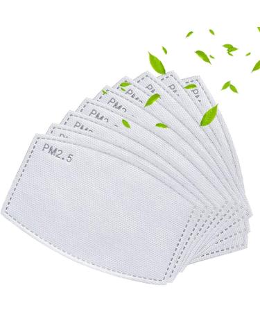 100 Pcs Activated Carbon PM2.5 Filter Paper - 5 Layers Replacement Face Filter Insert - Buy Online on GoSupps.com