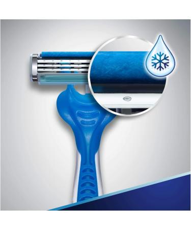 Buy Gillette Sensor3 Cool Pack - 3 Disposable Razors for Men | High-Performance 3-Blade Shaving | International Shipping Available - Buy Online on GoSupps.com
