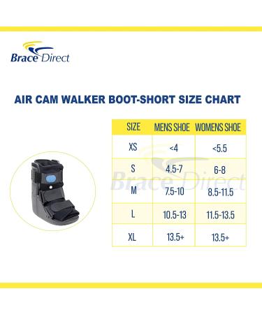 Brace Direct Short Air Walker Cam Fracture Boot - Ankle & Foot Injury Protection and Stabilization - Buy Online on GoSupps.com