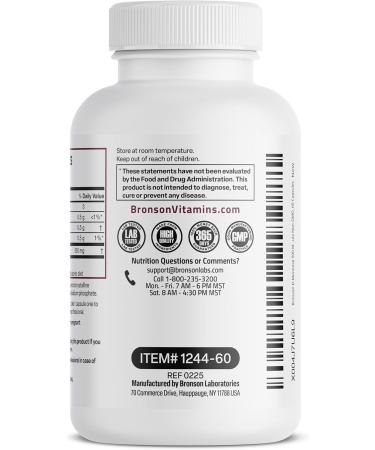 Bronson D-Mannose 500 MG Vegetarian Friendly Formula Non-GMO, 60 Capsules 60 Count (Pack of 1) - Buy Online on GoSupps.com