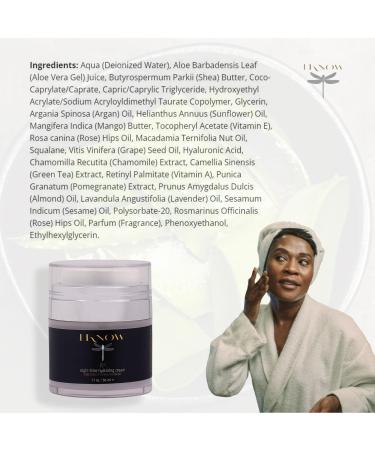 IKNOW R4 Night-Time Hydrating Cream | Hyaluronic Acid Moisturizer | Revitalize Skin with R4 Skincare | Hydrating Night Cream (1.7oz - Buy Online on GoSupps.com
