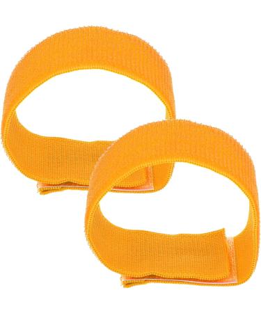 Sosoport 4 Pcs Self-Adhesive Ankle Strap - Sticky Foot Bands for Yoga Training | Yellow Yoga Foot Straps 31.2x4.8x0.2cm - International Shipping Available - Buy Online on GoSupps.com