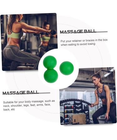 Buy Amosfun Fascia Ball Massage Set - Trigger Point Peanut Balls for Deep Tissue Relief | Fitness TPE Massage Gear - Buy Online on GoSupps.com