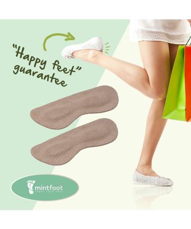 Mintfoot Leather Heel Grips - 10 Pieces - Shoe Liners for Women & Men - Prevent Blisters & Cuts - Buy Online on GoSupps.com