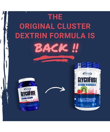Gaspari Nutrition Glycofuse Performance and Recovery Carbohydrate 25g Cluster Dextrin, 1g Electrolyte Matrix, 30 Servings - Kiwi Strawberry Flavor - Buy Online on GoSupps.com