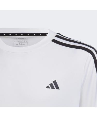 Buy adidas Boys U Tr-es 3s T-Shirt (Short Sleeve) 164 - White/Black | International Shipping Available - Buy Online on GoSupps.com