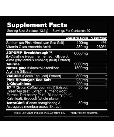 VasoMax Pre-Workout Powder - Nitric Oxide Booster for Maximum Pump | Stimulant Free Great Tasting Mango Kiwi Cooler for Men & Women - International Shipping Available - Buy Online on GoSupps.com