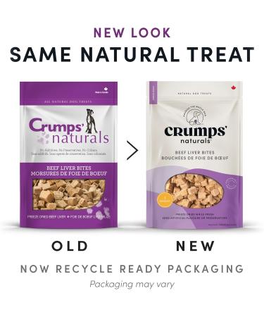 Crumps' Naturals Beef Liver Bites for Pets 5.5 -Ounce & Crumps Naturals Mini Trainers Lamb (semi-Moist) 4.7oz - Buy Online on GoSupps.com