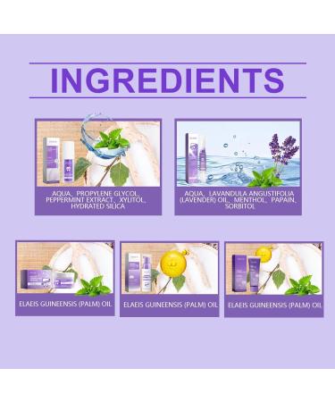 Purple Toothpaste Whitening Purple Corrector Toothpastes Purple Teeth Whitening Whitening Sensitive Teeth Toothpaste Deep Clean Formula Removes Tooth Stains (Set Mint) - Buy Online on GoSupps.com