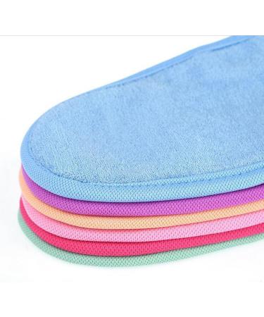 3PCS Adult Bathing Gloves - Shower Body Wash Massage Loofah Scrub Mitts - Buy Online on GoSupps.com