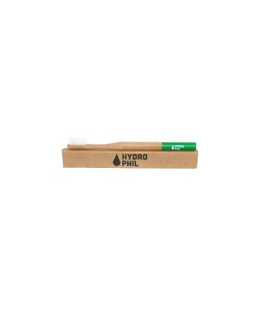 Hydrophil Sustainable bamboo toothbrush green with medium-soft bristles 18 g - Buy Online on GoSupps.com