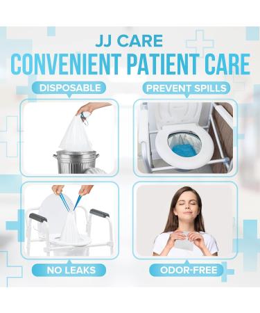 JJ CARE Commode Pads - Pack of 110 Super Absorbent Gel Pads for Bedside Commode - Reduce Odor in Portable Toilet and Potty Chair - Disposable Commode Liner - Buy Online on GoSupps.com