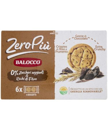 Balocco Balocco Zeroplus Chocolate Drop Biscuits 210g