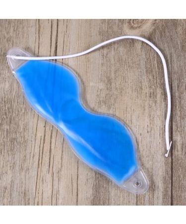 Healifty Cooling Eye Mask - Hot & Cold Therapy Gel Mask for Migraine Relief | Sleep Mask for Men & Women - Relaxation & Wellness (Blue) - Buy Online on GoSupps.com