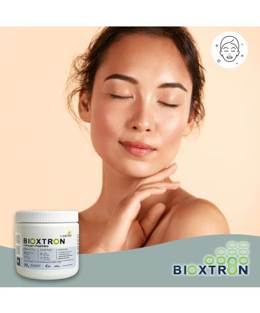Bioxtron Collagen Peptides Powder - Unflavored Type I Bovine with Stem Cell Renewal for Hair Nail Skin Gut Bone & Joint Health Support - Hyaluronic Acid Protein Biotin (250 gr) - Buy Online on GoSupps.com