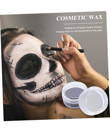 Angoily 2pcs Cosmetic Wax Eyeliner Pencil Special Effects Skin Wax Matte Waterproof Eyeliner Pigment Face 4X4X2CM White - Buy Online on GoSupps.com