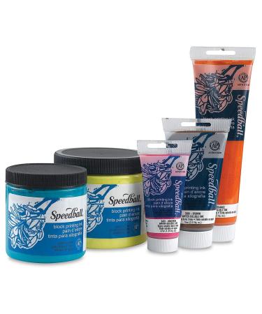 Speedball 8-Ounce Gold Water-Soluble Block Printing Ink - Buy Online on GoSupps.com